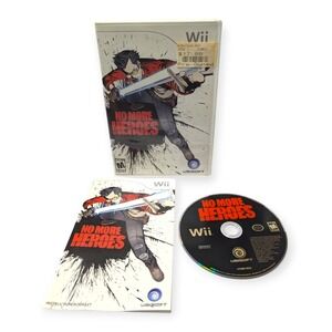 No More Heroes Nintendo Wii Action Game Ubisoft Complete CIB Travis Touchdown